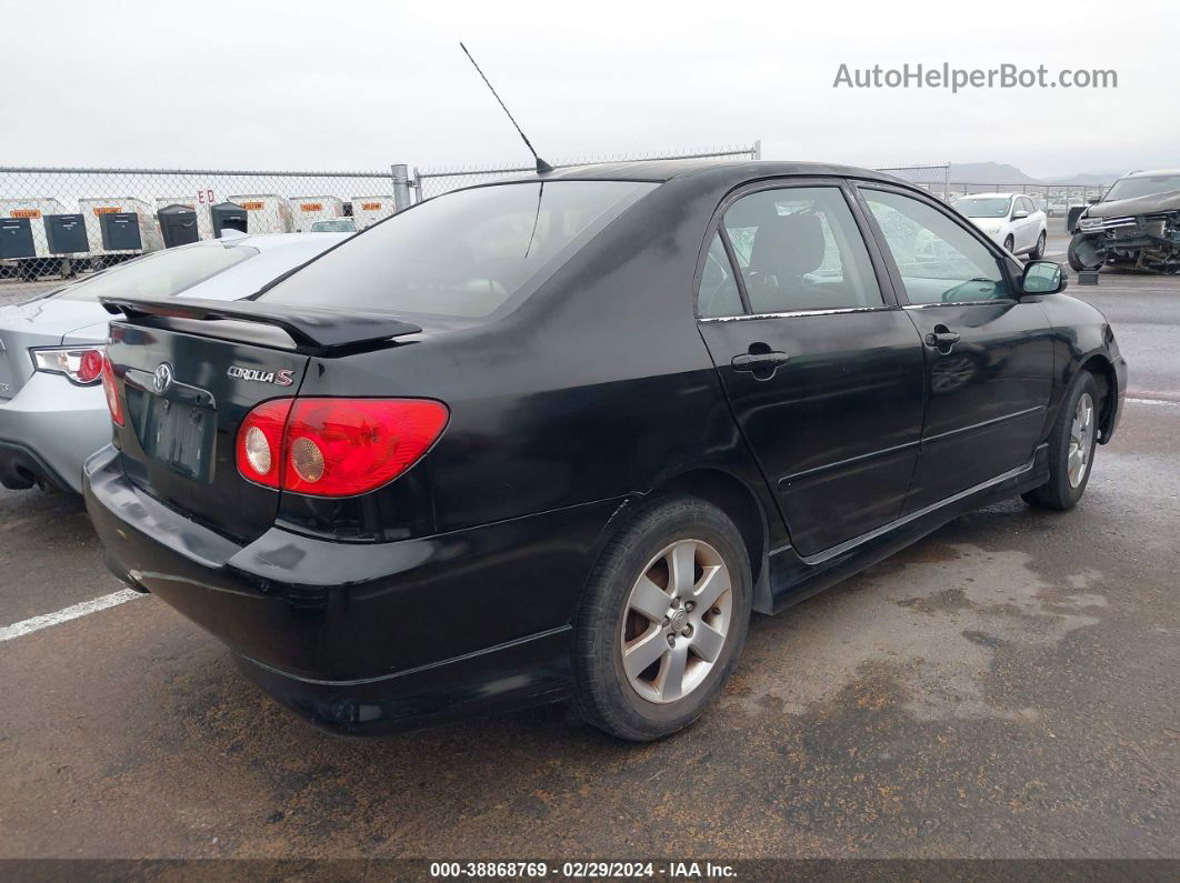 2005 Toyota Corolla S Black vin: 1NXBR32E15Z386464