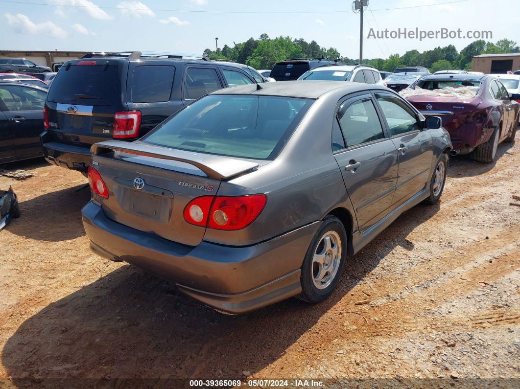 2005 Toyota Corolla S Gray vin: 1NXBR32E15Z391535