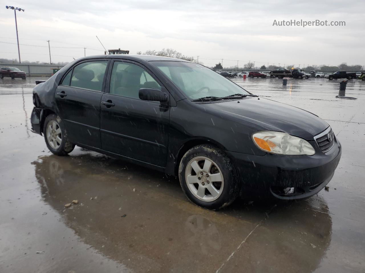 2005 Toyota Corolla Ce Black vin: 1NXBR32E15Z394306