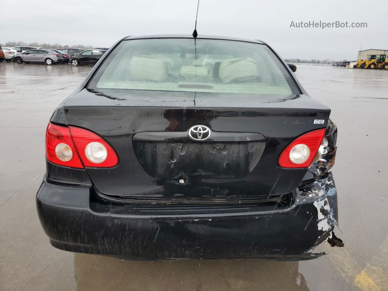 2005 Toyota Corolla Ce Black vin: 1NXBR32E15Z394306