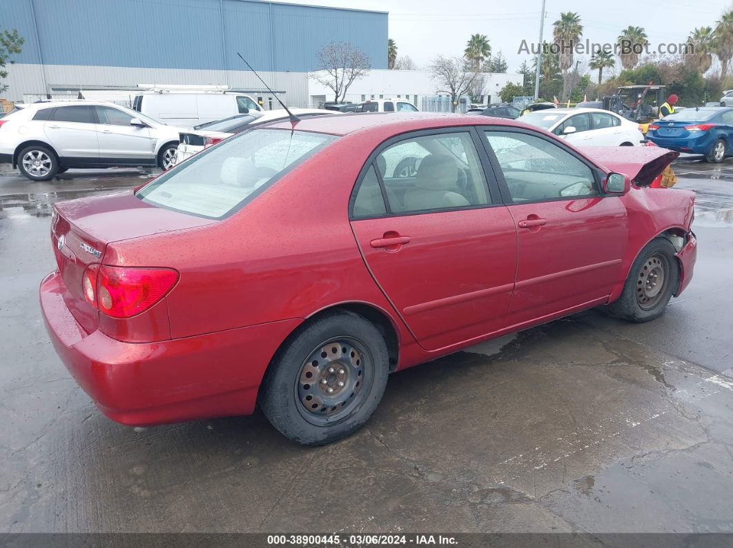 2005 Toyota Corolla Le Red vin: 1NXBR32E15Z409032