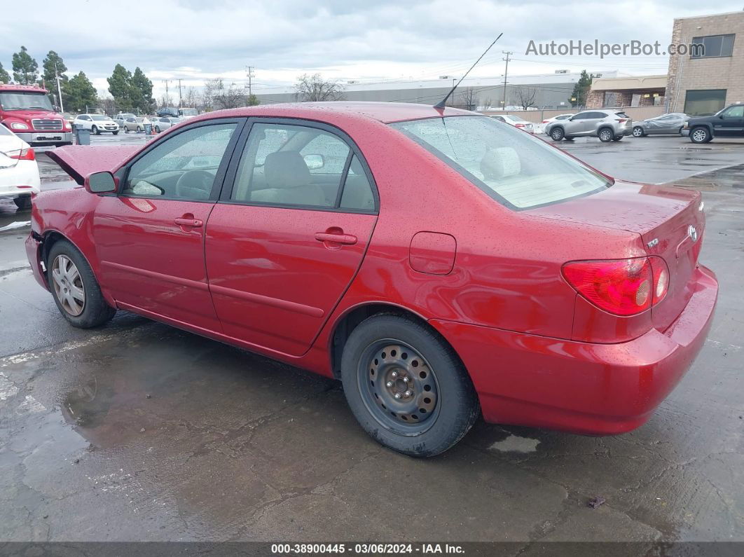 2005 Toyota Corolla Le Red vin: 1NXBR32E15Z409032