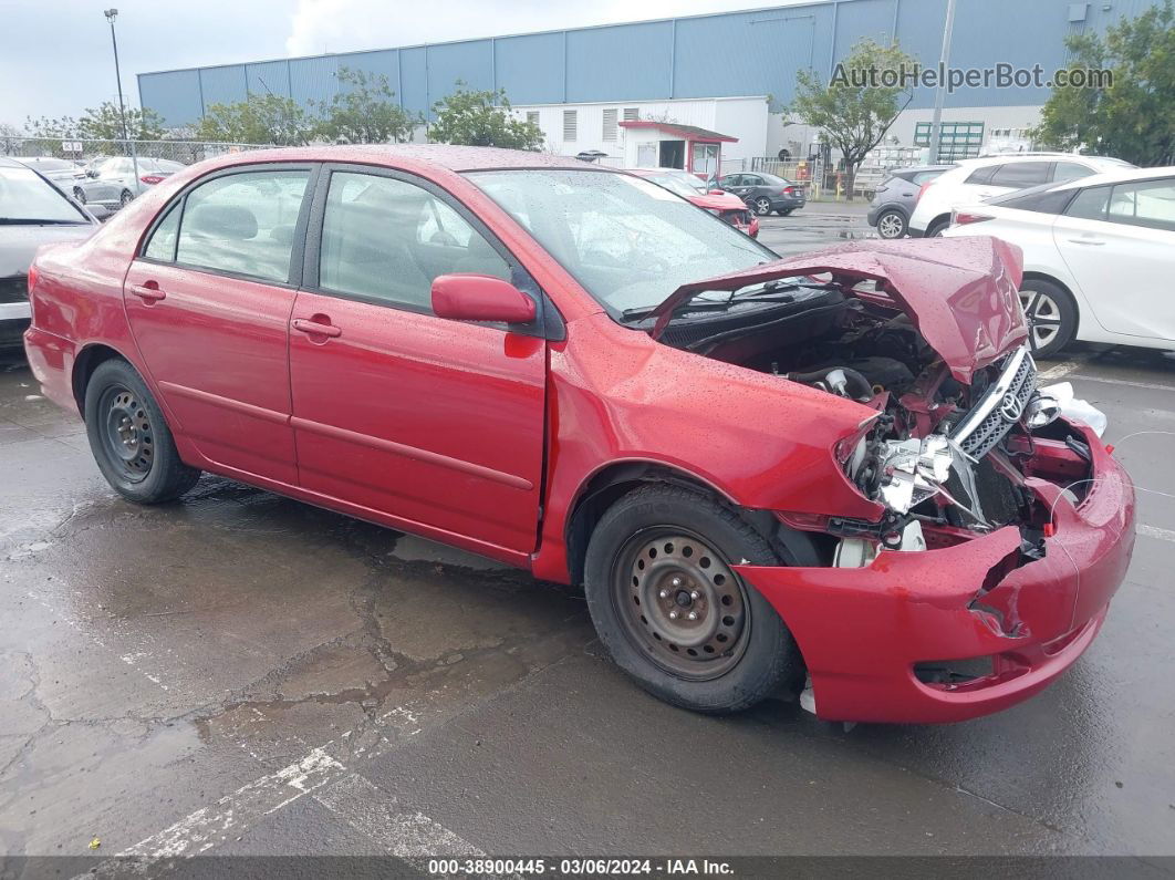 2005 Toyota Corolla Le Red vin: 1NXBR32E15Z409032