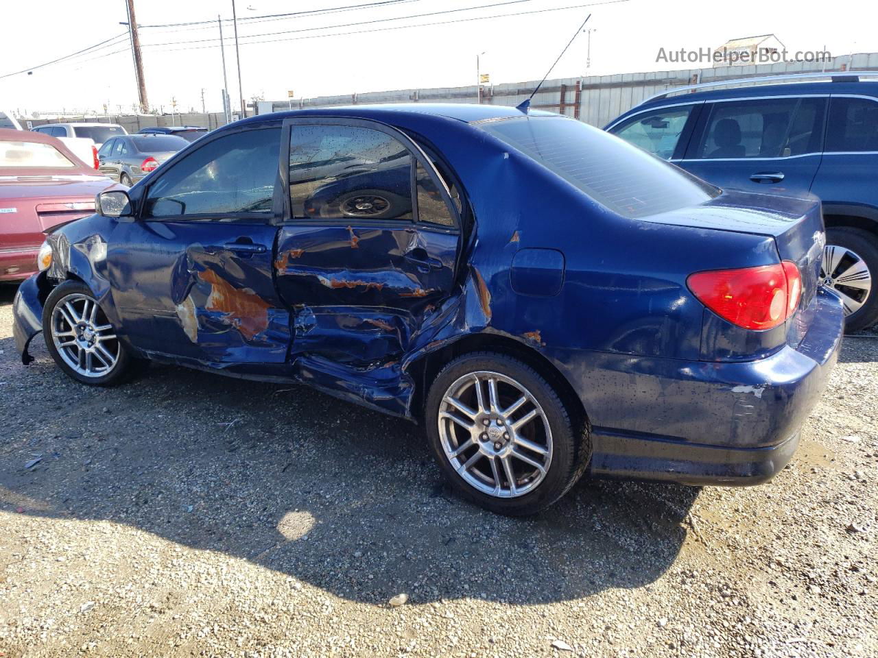 2005 Toyota Corolla Ce Blue vin: 1NXBR32E15Z443813