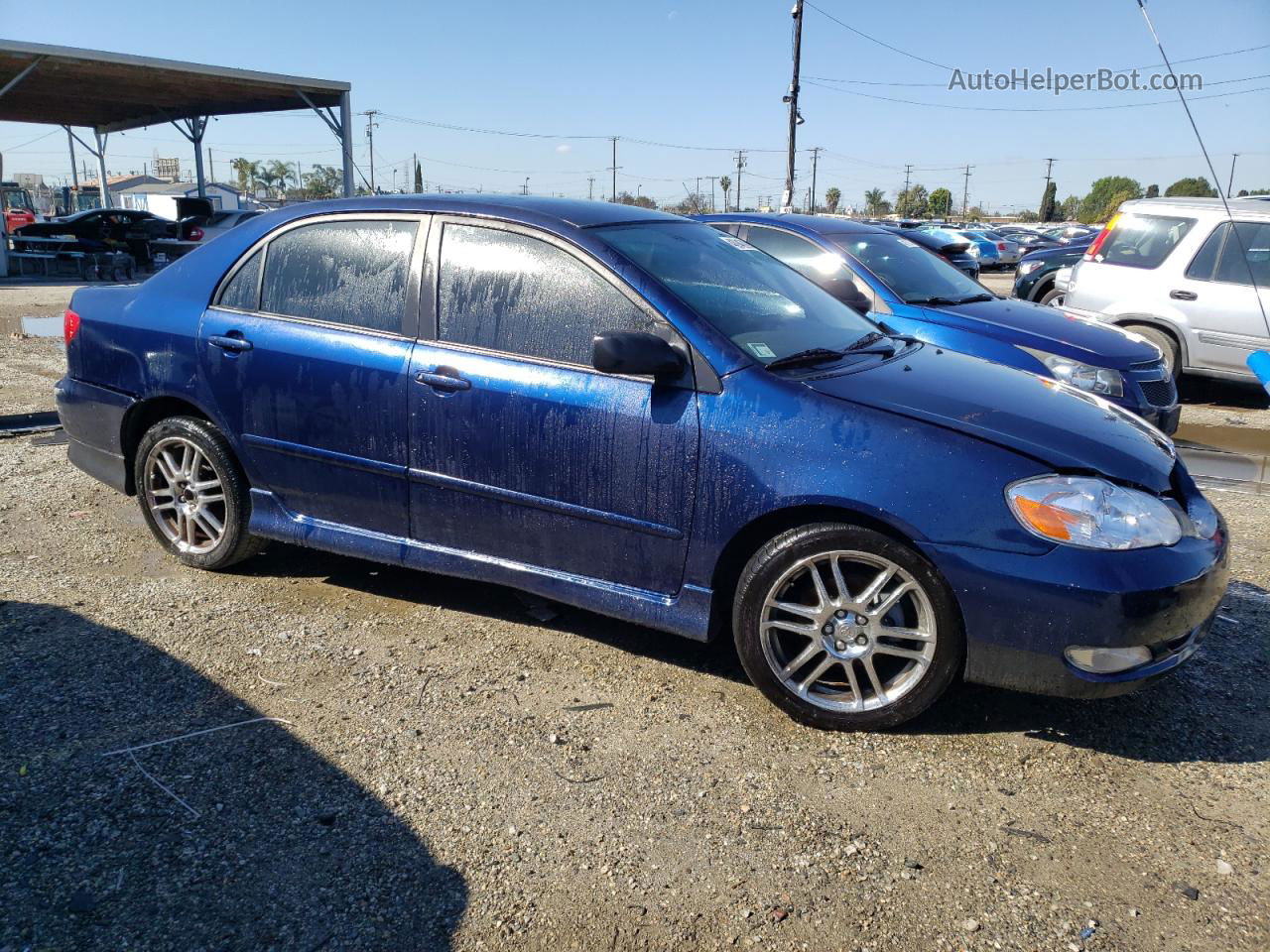 2005 Toyota Corolla Ce Blue vin: 1NXBR32E15Z443813