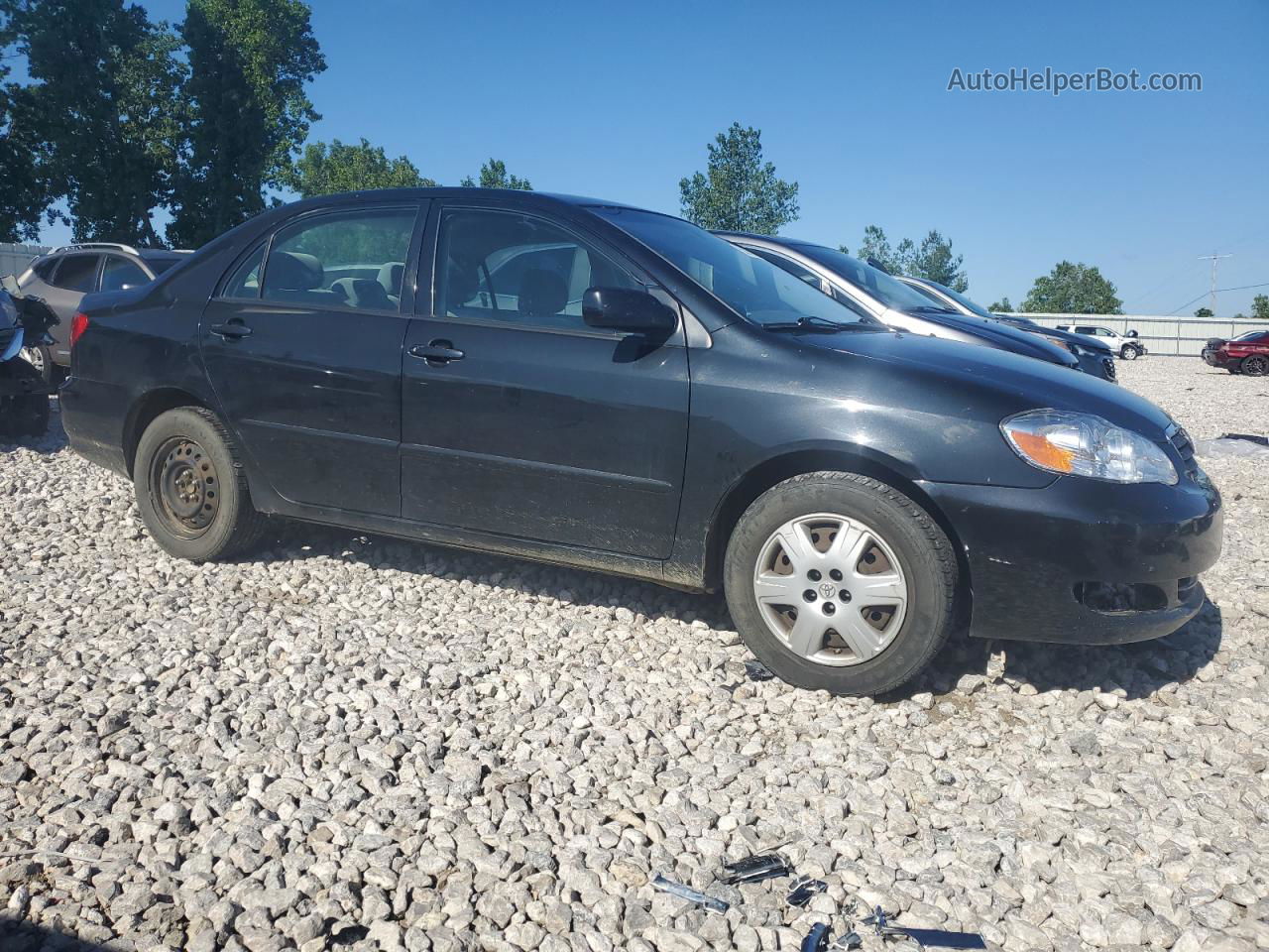 2005 Toyota Corolla Ce Black vin: 1NXBR32E15Z485317