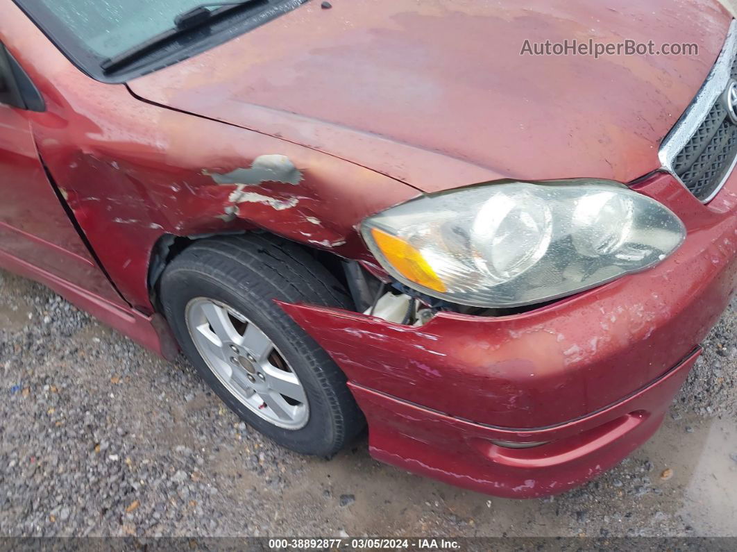 2005 Toyota Corolla Ce/le/s Maroon vin: 1NXBR32E15Z493868