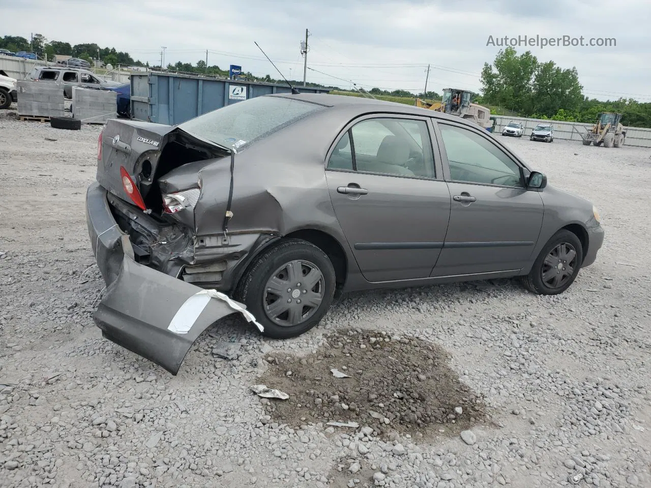 2005 Toyota Corolla Ce Gray vin: 1NXBR32E15Z544415