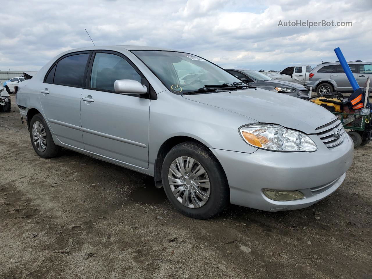 2005 Toyota Corolla Ce Silver vin: 1NXBR32E15Z544754