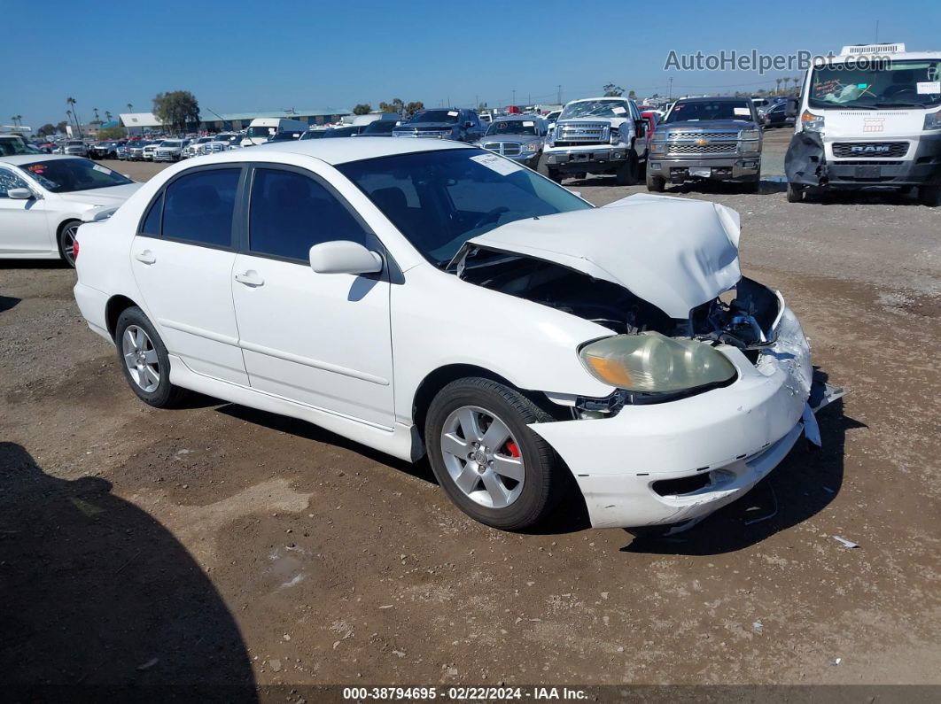 2005 Toyota Corolla S White vin: 1NXBR32E15Z567290