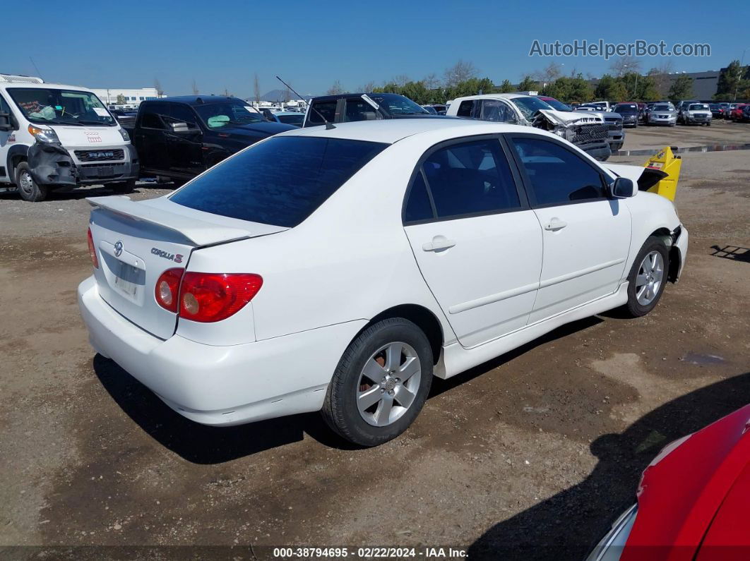 2005 Toyota Corolla S White vin: 1NXBR32E15Z567290