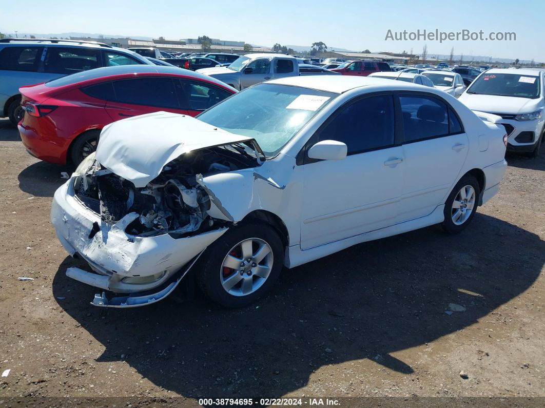 2005 Toyota Corolla S White vin: 1NXBR32E15Z567290