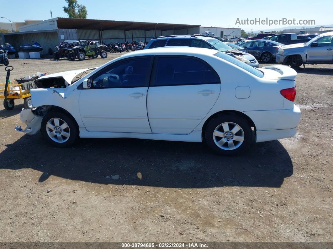 2005 Toyota Corolla S White vin: 1NXBR32E15Z567290