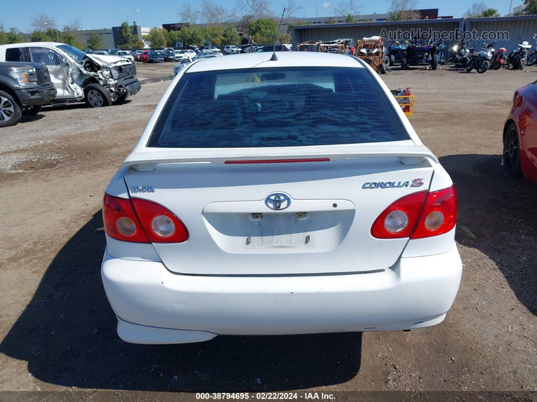 2005 Toyota Corolla S White vin: 1NXBR32E15Z567290