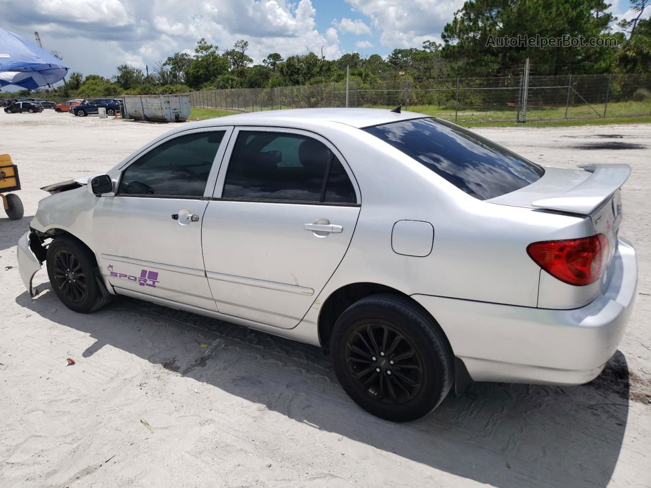 2008 Toyota Corolla Ce Silver vin: 1NXBR32E18Z012411