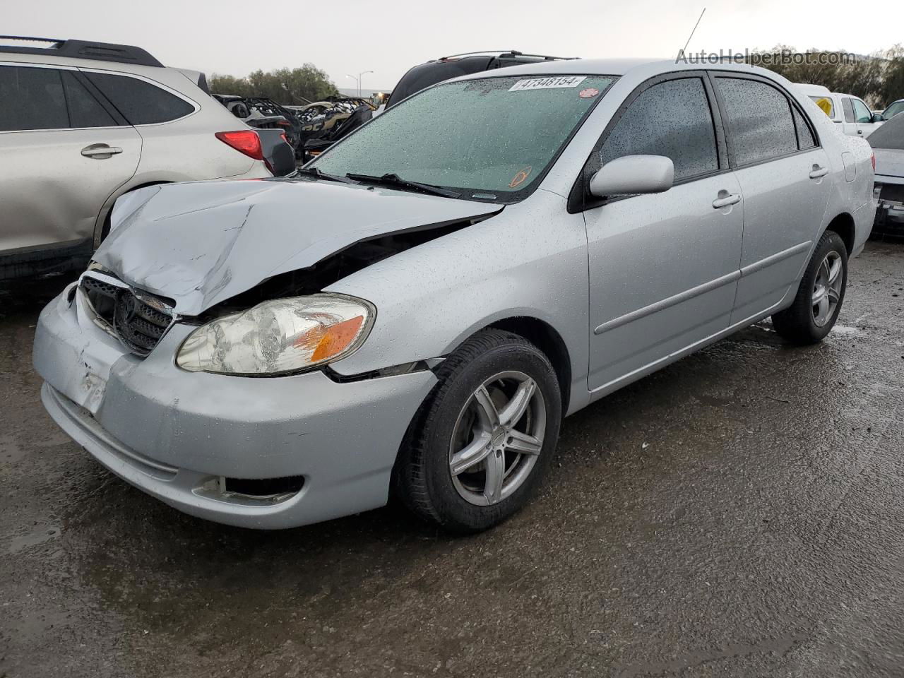 2008 Toyota Corolla Ce Gray vin: 1NXBR32E18Z016183