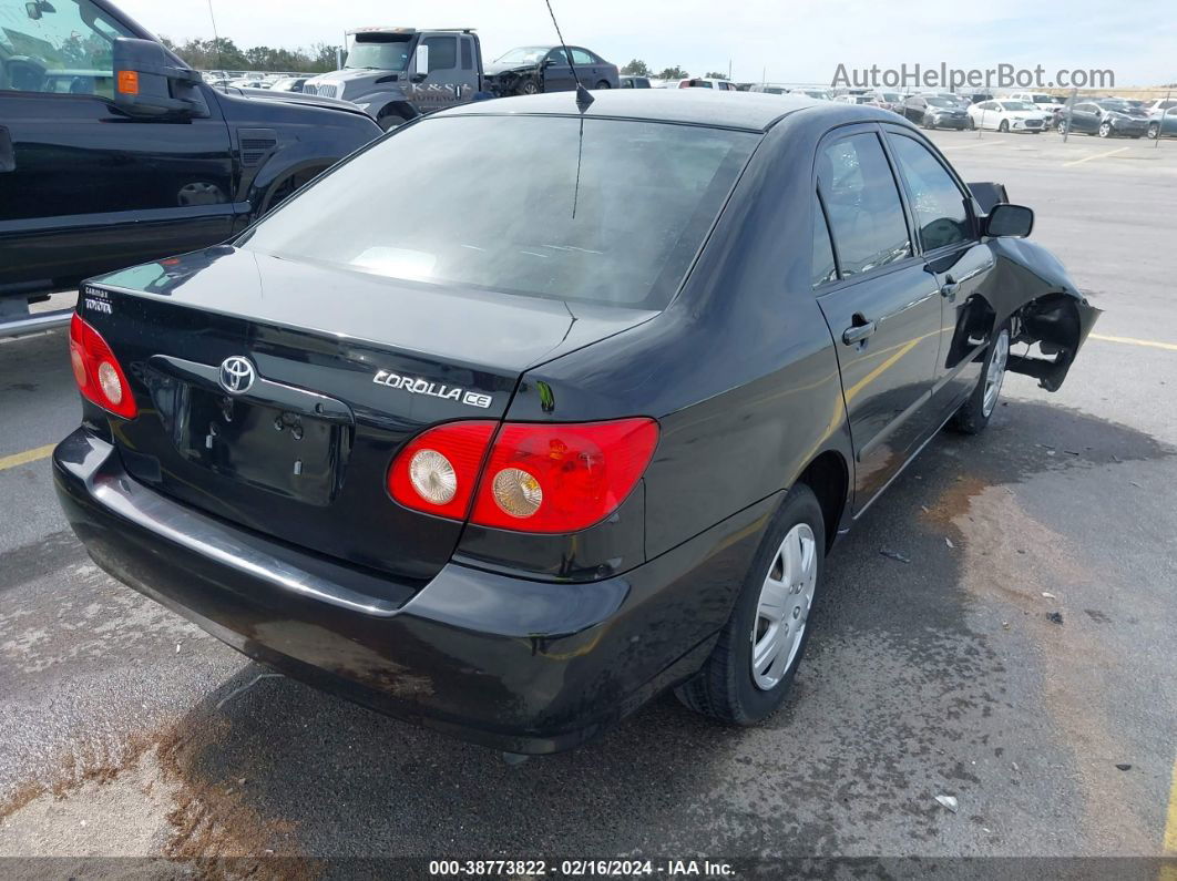 2008 Toyota Corolla Ce Black vin: 1NXBR32E18Z027362