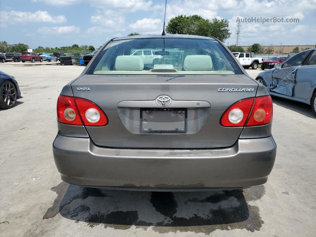 2008 Toyota Corolla Ce Gray vin: 1NXBR32E18Z029922