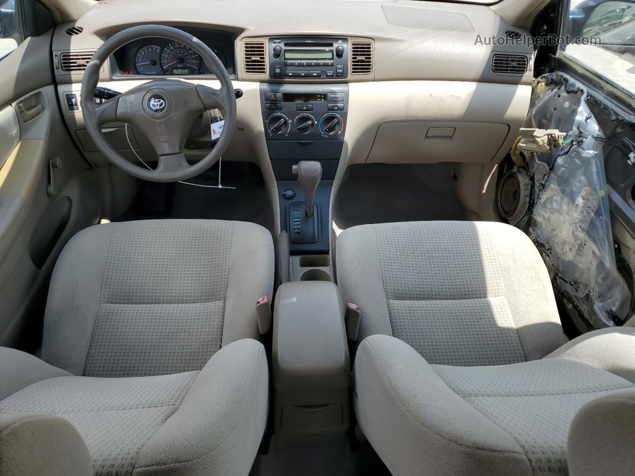 2008 Toyota Corolla Ce Gray vin: 1NXBR32E18Z029922