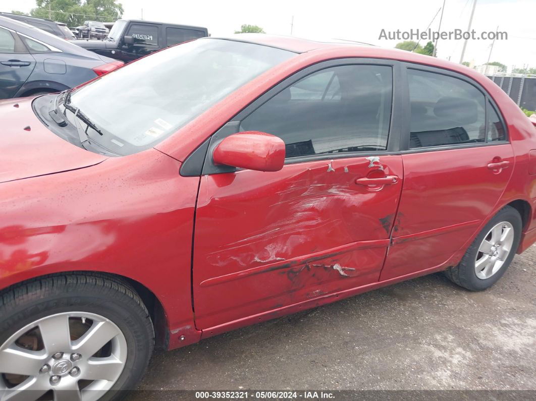 2008 Toyota Corolla S Red vin: 1NXBR32E18Z032030