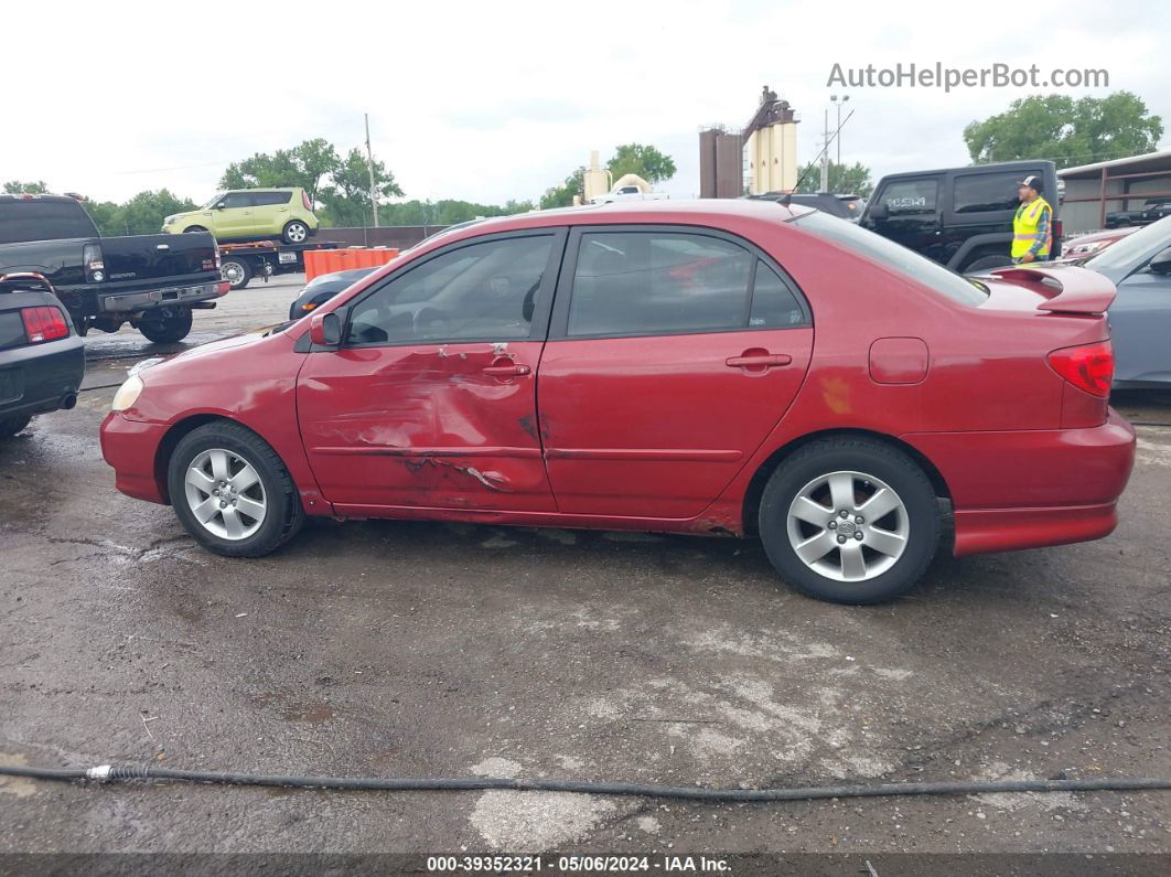 2008 Toyota Corolla S Red vin: 1NXBR32E18Z032030