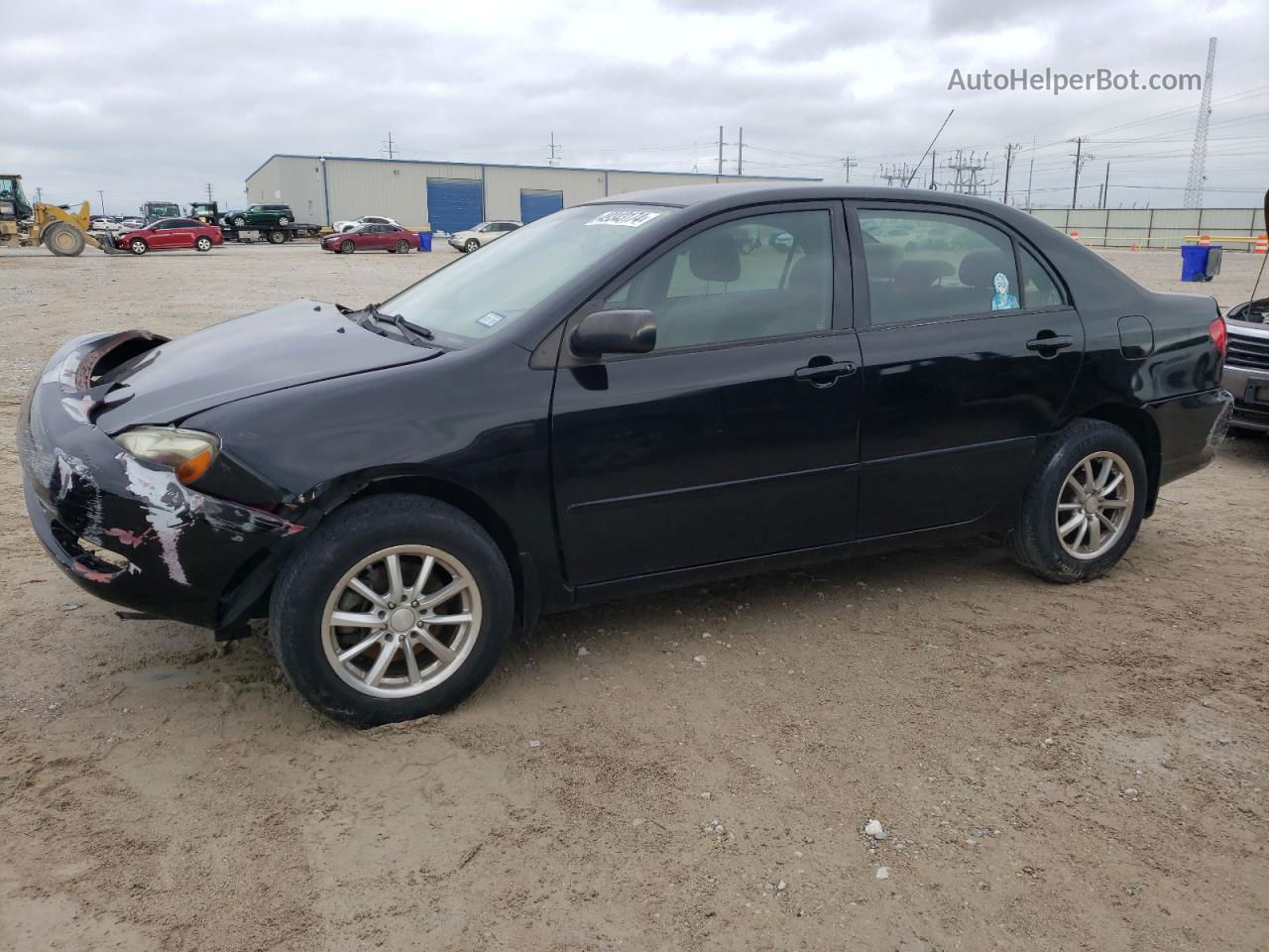 2008 Toyota Corolla Ce Black vin: 1NXBR32E18Z954670