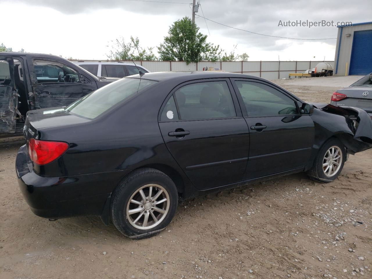 2008 Toyota Corolla Ce Black vin: 1NXBR32E18Z954670