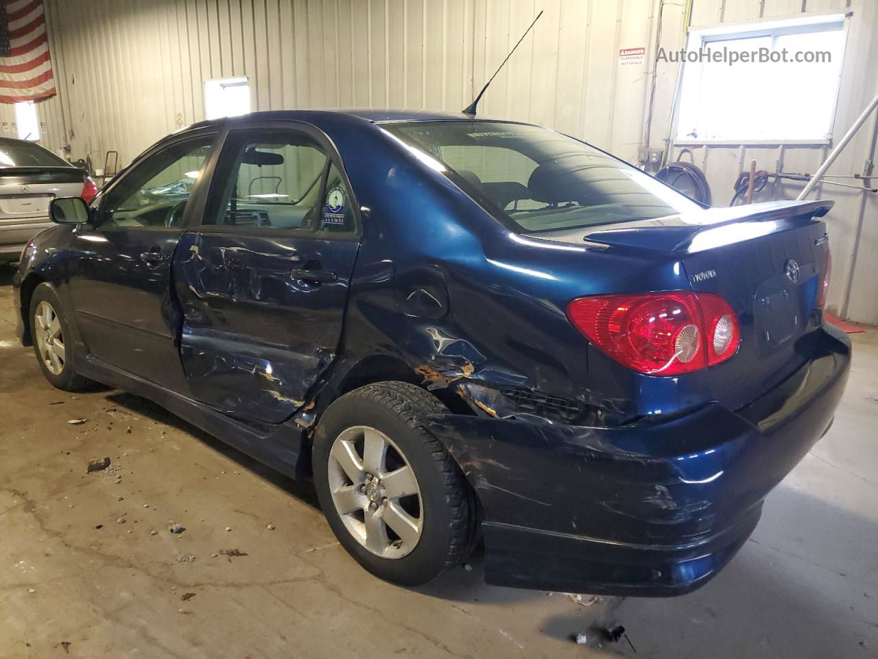 2008 Toyota Corolla Ce Blue vin: 1NXBR32E18Z981304