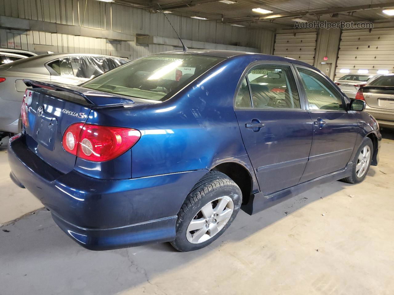 2008 Toyota Corolla Ce Blue vin: 1NXBR32E18Z981304