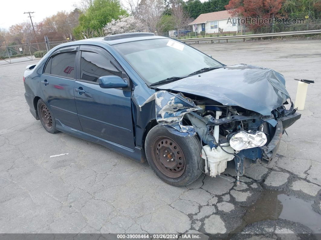 2008 Toyota Corolla S Blue vin: 1NXBR32E18Z986163