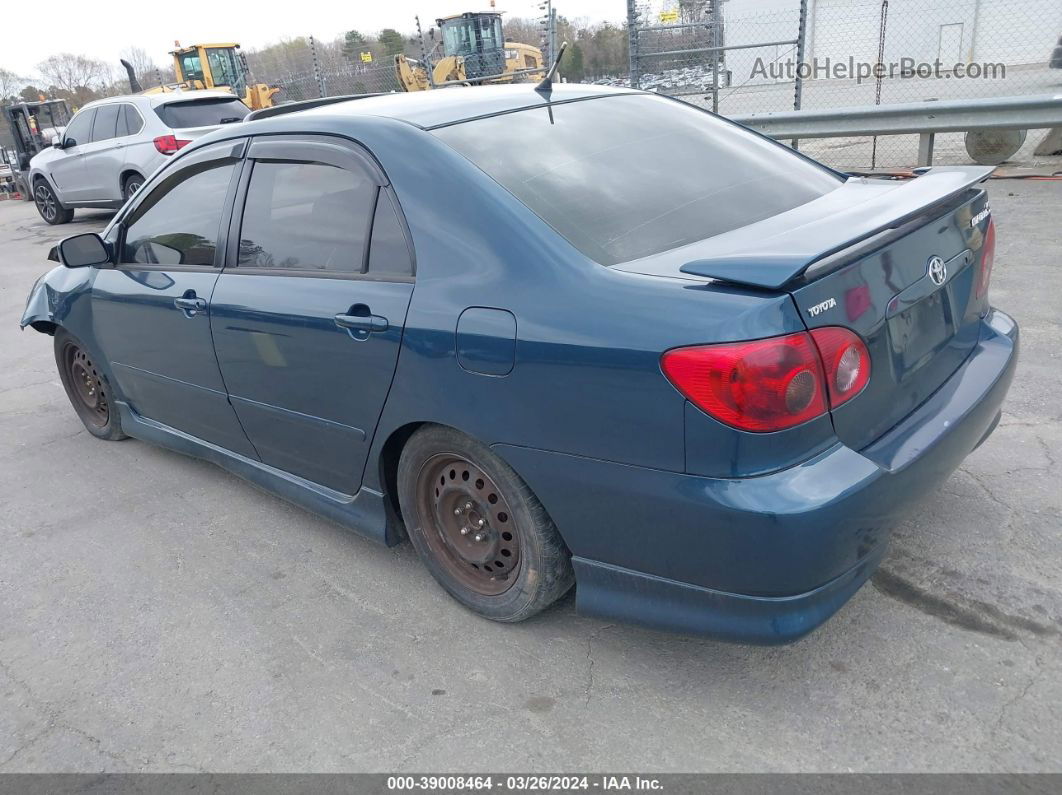 2008 Toyota Corolla S Blue vin: 1NXBR32E18Z986163