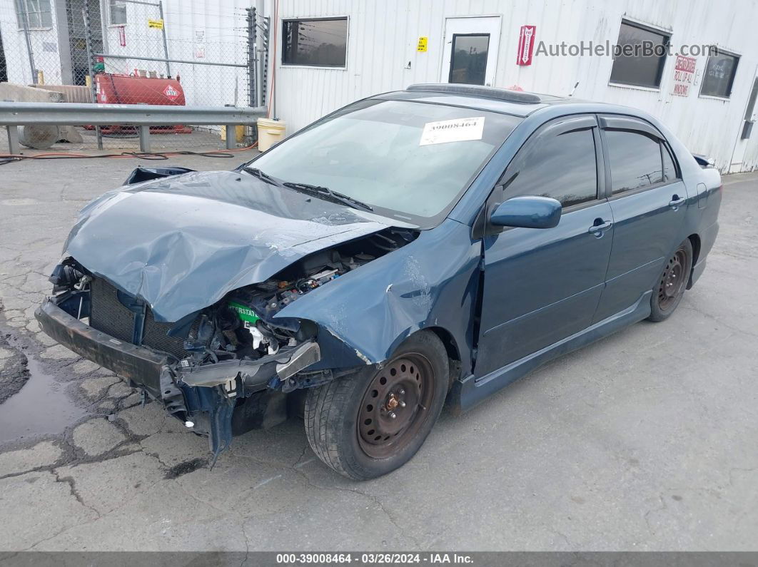 2008 Toyota Corolla S Blue vin: 1NXBR32E18Z986163