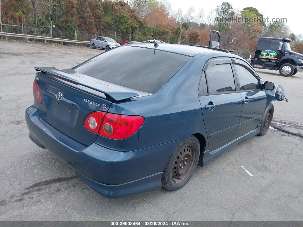 2008 Toyota Corolla S Blue vin: 1NXBR32E18Z986163