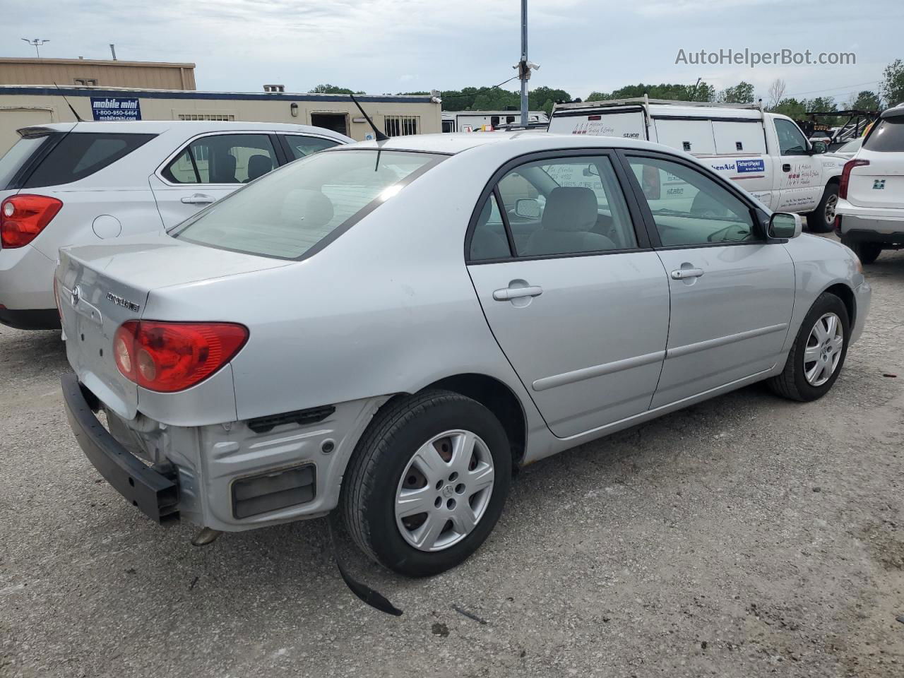 2008 Toyota Corolla Ce Silver vin: 1NXBR32E18Z994019