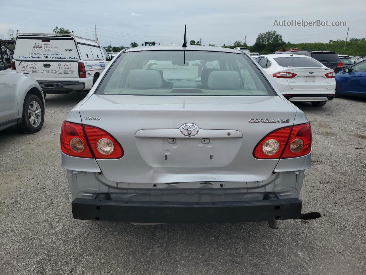 2008 Toyota Corolla Ce Silver vin: 1NXBR32E18Z994019