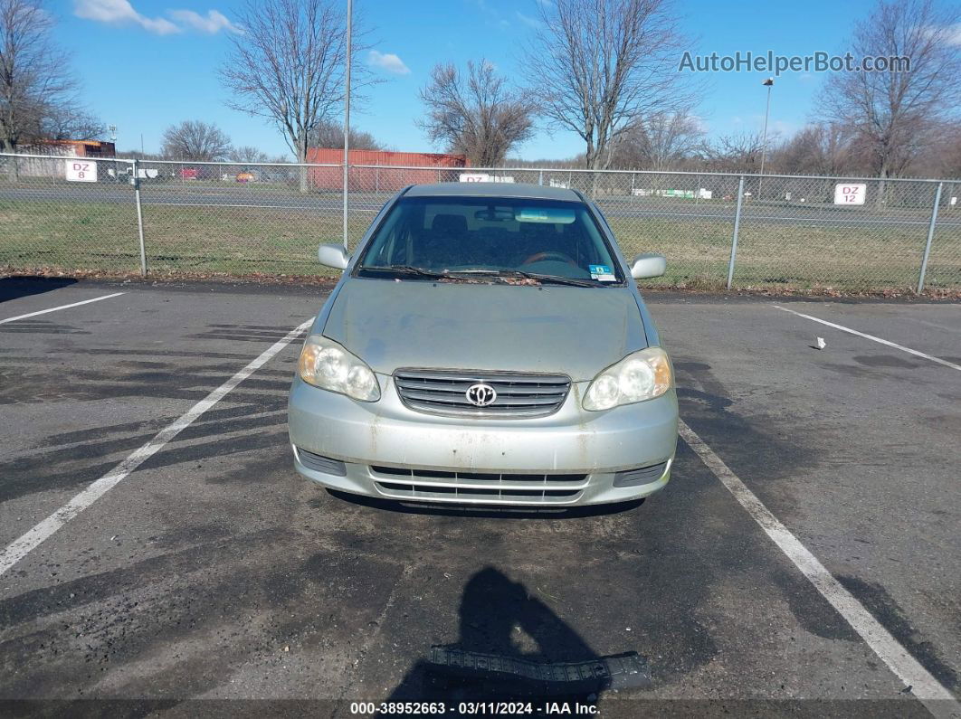 2003 Toyota Corolla Le Silver vin: 1NXBR32E23Z073730