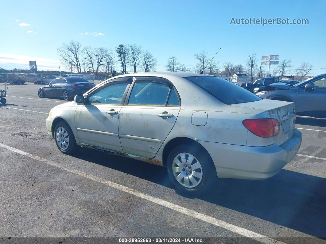 2003 Toyota Corolla Le Silver vin: 1NXBR32E23Z073730