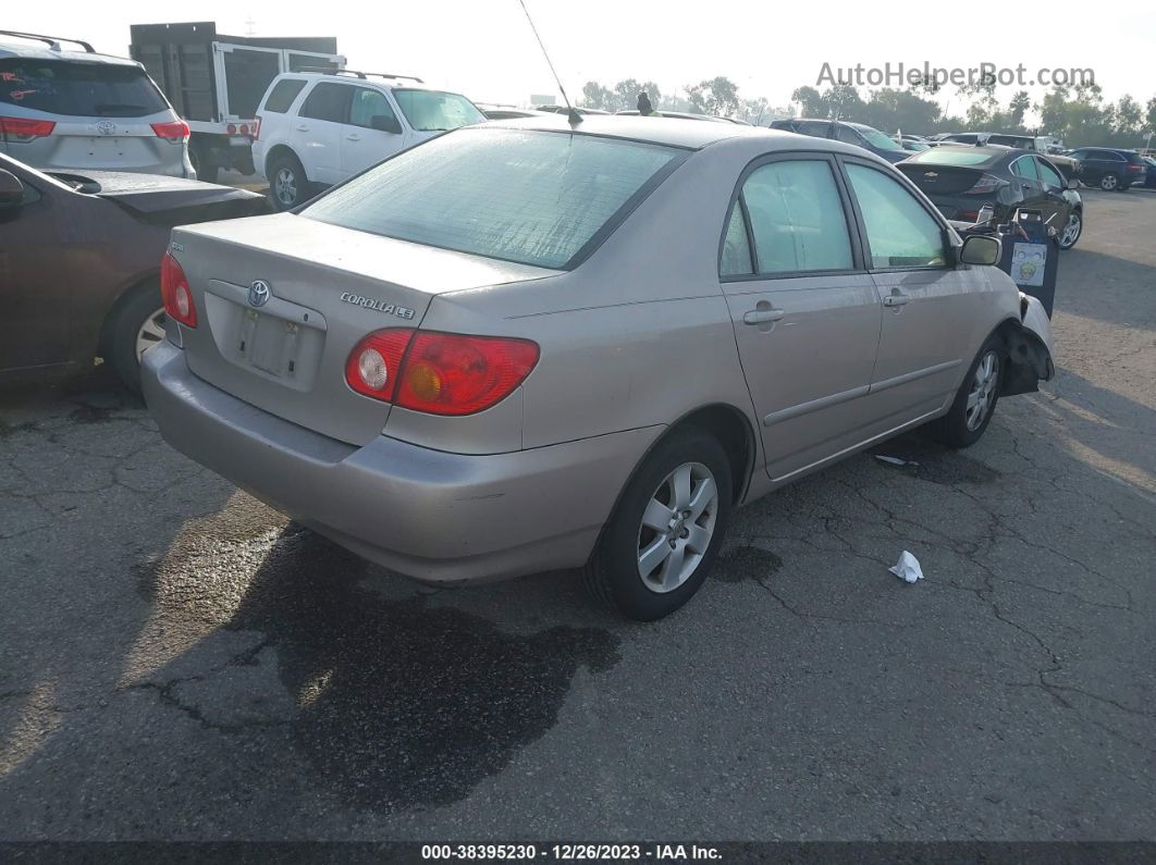 2003 Toyota Corolla Le Бежевый vin: 1NXBR32E23Z092780