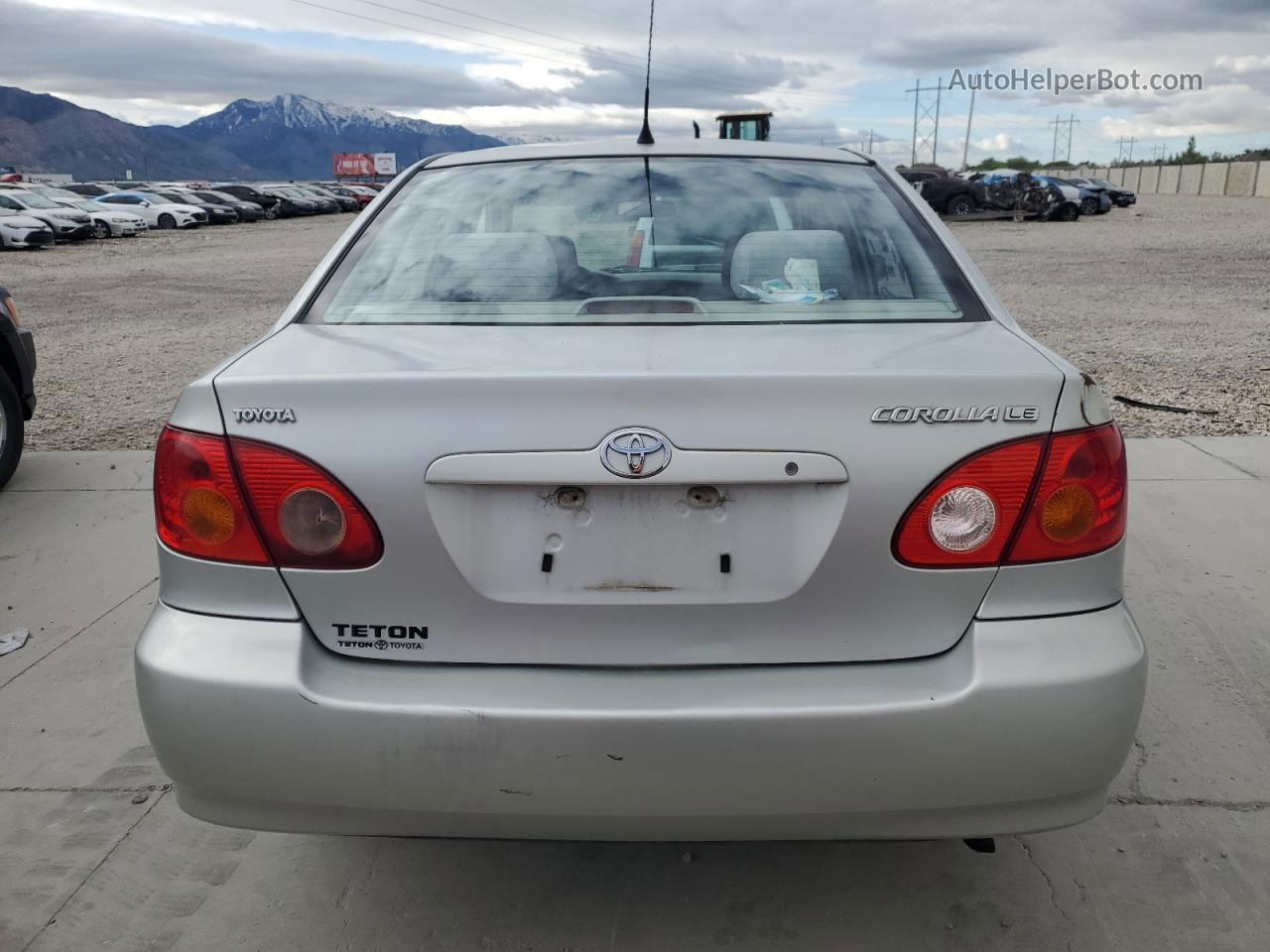 2003 Toyota Corolla Ce Silver vin: 1NXBR32E23Z095405