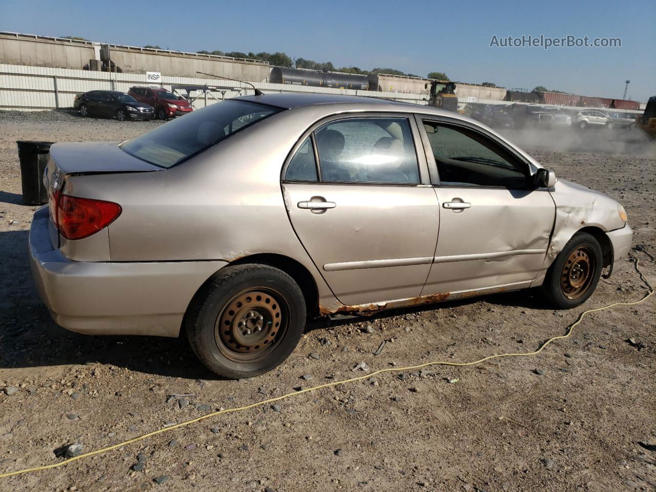 2003 Toyota Corolla Ce Gray vin: 1NXBR32E23Z136678