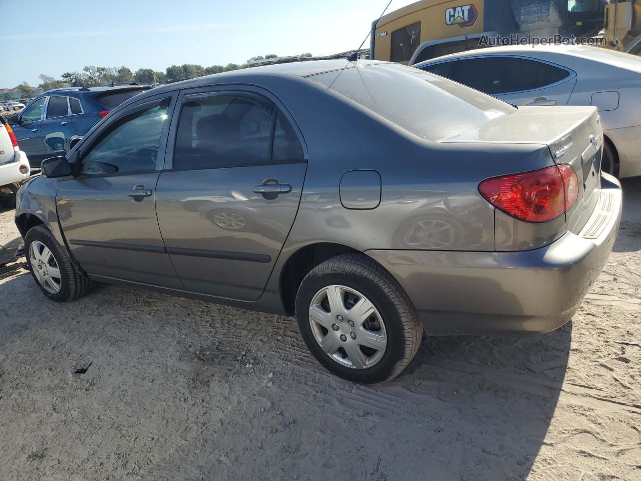 2003 Toyota Corolla Ce Gray vin: 1NXBR32E23Z140617