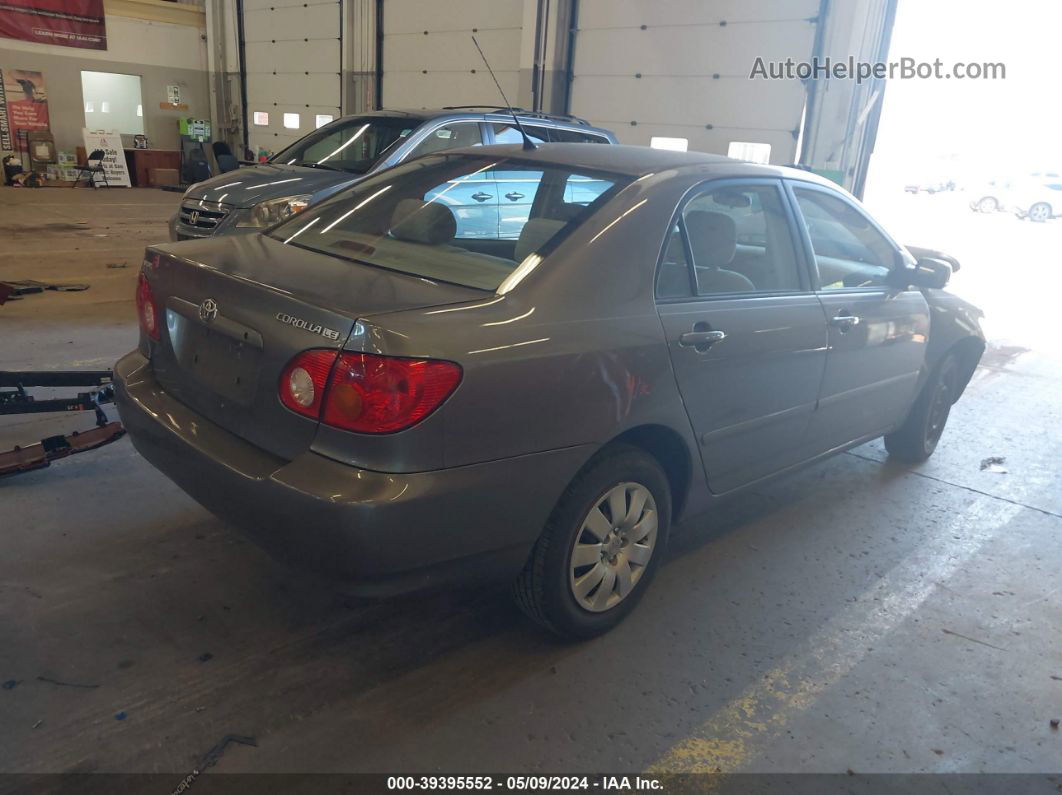 2003 Toyota Corolla Le Gray vin: 1NXBR32E23Z149172