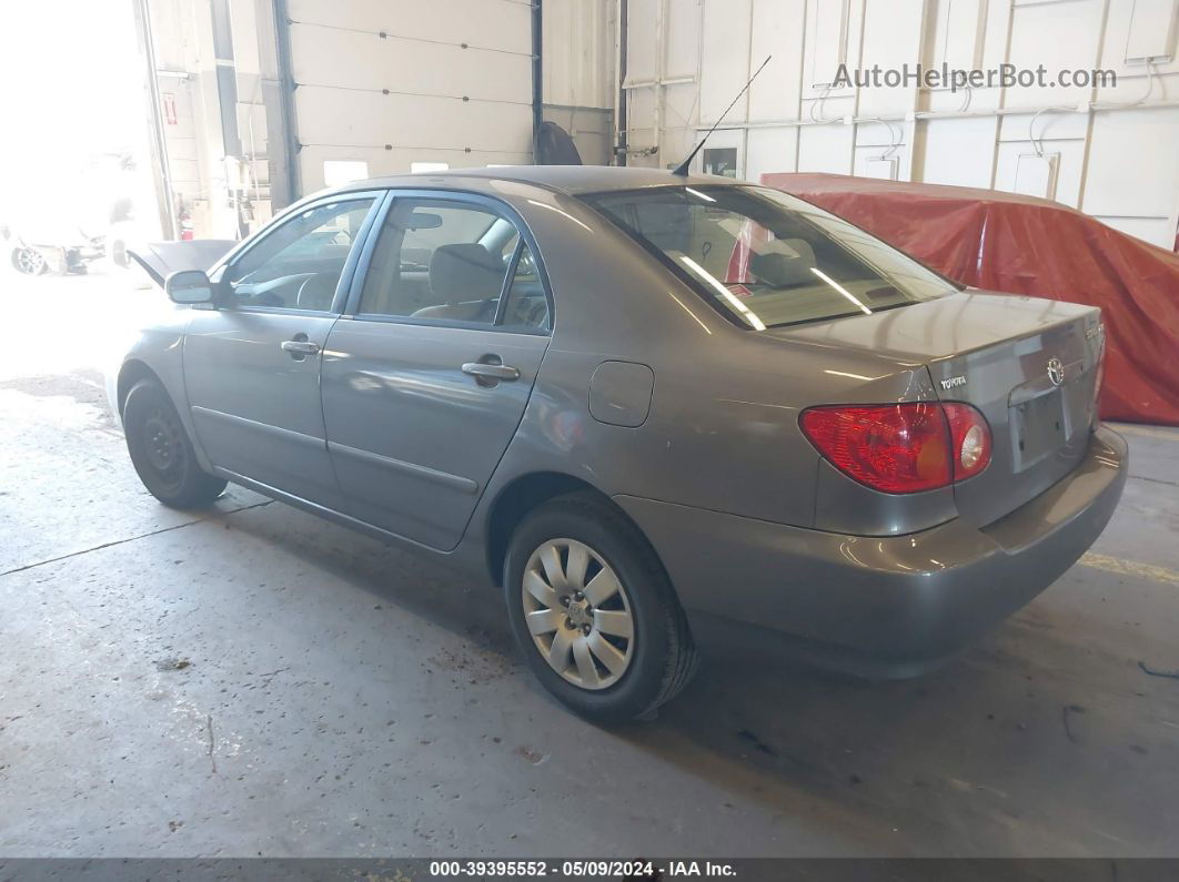 2003 Toyota Corolla Le Gray vin: 1NXBR32E23Z149172