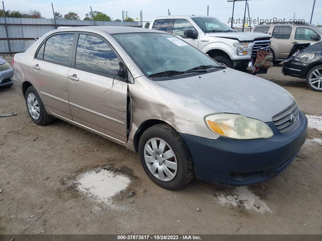 2003 Toyota Corolla Ce/le/s Gray vin: 1NXBR32E23Z177151