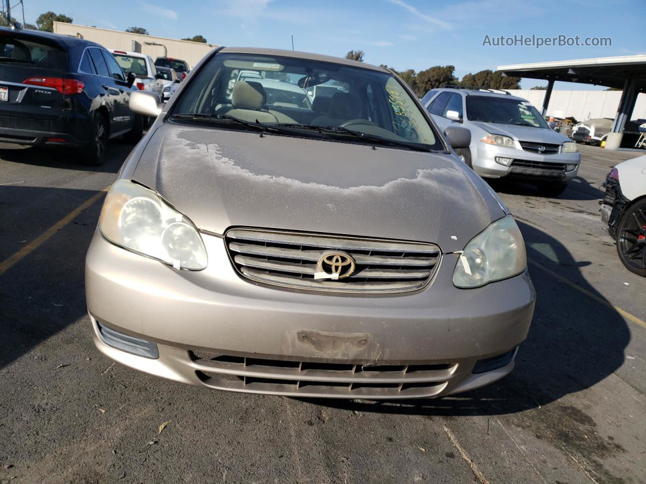 2004 Toyota Corolla Ce Золотой vin: 1NXBR32E24Z195294