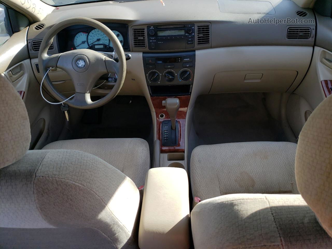 2004 Toyota Corolla Ce Золотой vin: 1NXBR32E24Z195294