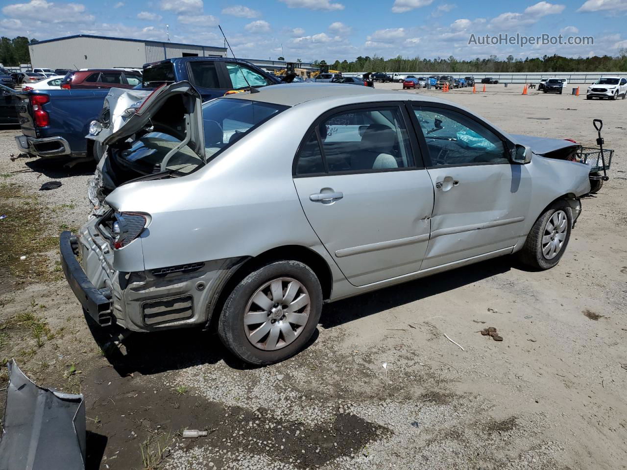 2004 Toyota Corolla Ce Серебряный vin: 1NXBR32E24Z196607