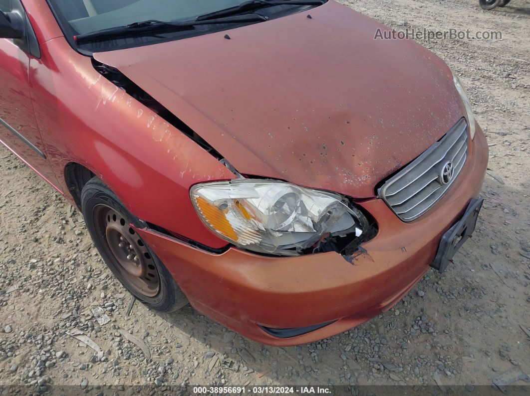 2004 Toyota Corolla Ce Red vin: 1NXBR32E24Z209694