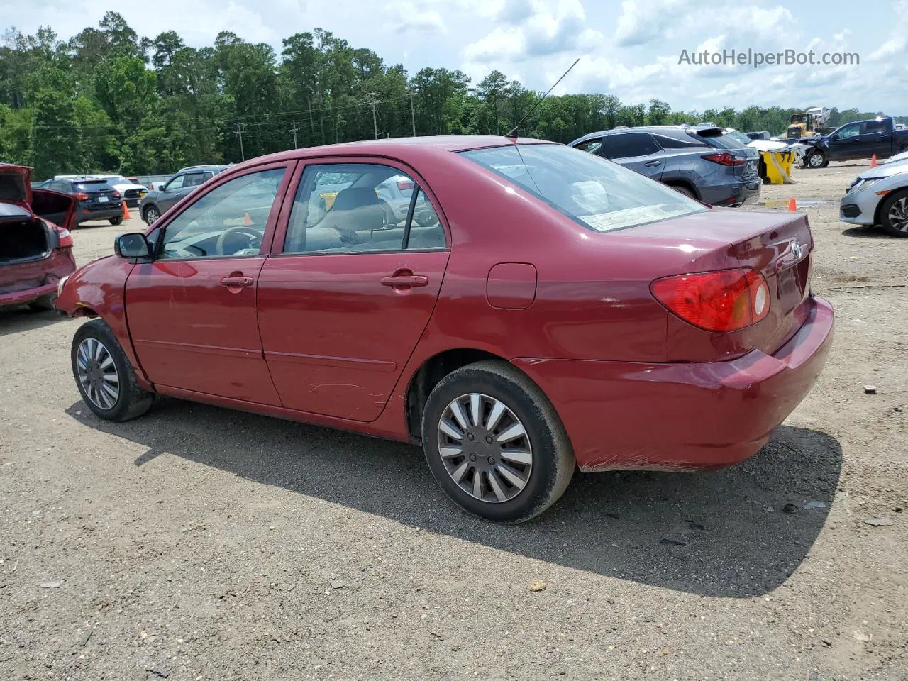 2004 Toyota Corolla Ce Красный vin: 1NXBR32E24Z273668