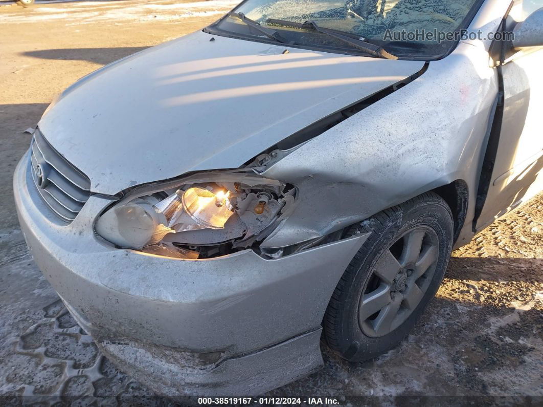 2004 Toyota Corolla S Silver vin: 1NXBR32E24Z290891